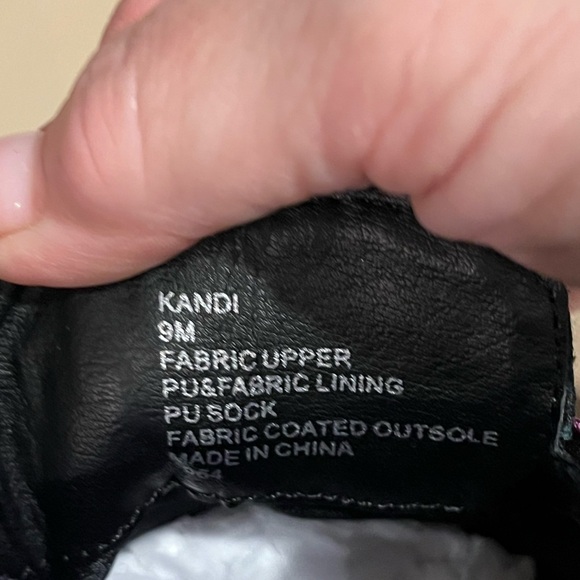 Steve Madden Kandi mules, green, purple & gold, Rose appliqué Loafers, size 9 - Picture 6 of 6